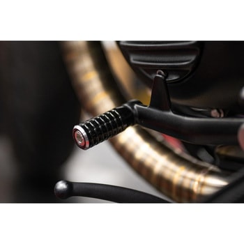 シフトペダルペグ リブ ブラック GSS004 - モートーン