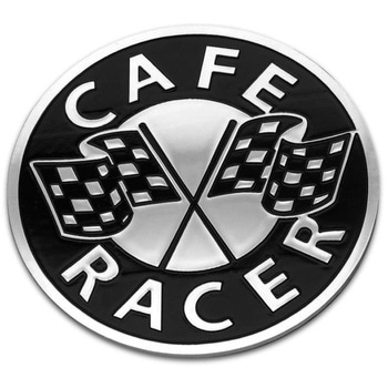 エンブレム CAFE RACER アルミ SNG141 モートーン