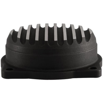 キャブトップカバー FI車用 リブ ブラック/ポリッシュ MTE027EFI - モートーン