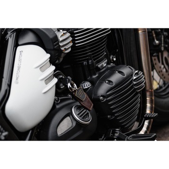 オイルフィラーキャップ ROSWELL ブラック/ポリッシュ MMU055 - モートーン