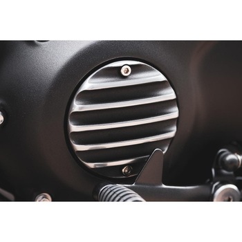 クラッチバッジ リブ ブラック/ポリッシュ MMU036 - モートーン