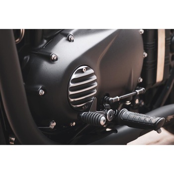 クラッチバッジ リブ ブラック/ポリッシュ MMU036 - モートーン