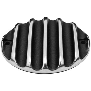 クラッチバッジ リブ ブラック/ポリッシュ MMU036 - モートーン