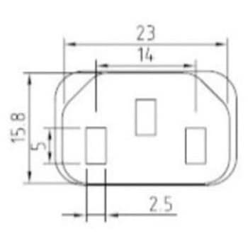 電源ケーブル(ACコード)英国イギリス用 3P-3P BSI規格適合品 トキトレーディング