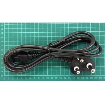 電源ケーブル(ACコード)印度インド用  3P-3P BIS規格適合品 トキトレーディング