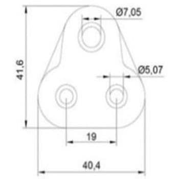 電源ケーブル(ACコード)印度インド用  3P-3P BIS規格適合品 トキトレーディング