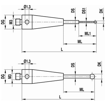 ストレートスタイラス レニショー