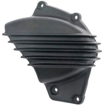 スプロケットカバー リブ ブラック MMU087 モートーン