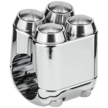 プッシュスイッチ 4ボタン クローム MME014 モートーン