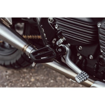 フットレスト フロント/リア用 ブラック MMU500 - モートーン