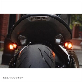 リアウインカーステー LAMPREY シート下マウント M8用 ポリッシュ MMU671 モートーン