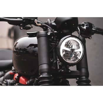 フォークシュラウド ウインカーステーセット SPATZ M8用 Φ47 MMU616+MMU596 モートーン