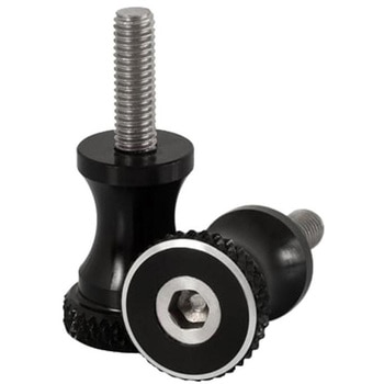 シートボルト 28mm アルミ ブラック OTS002B - モートーン