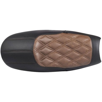 シート カフェスタイル ダイヤモンドステッチ ブラック/ブラウン MSM008 モートーン