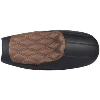 シート カフェスタイル ダイヤモンドステッチ ブラック/ブラウン MSM008 モートーン