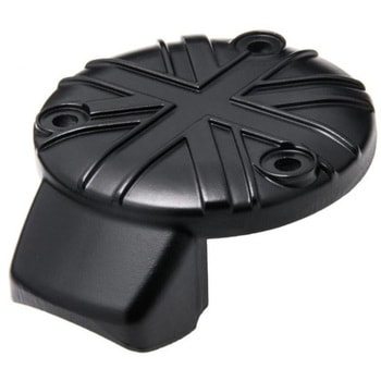 スロットルボディカバー ユニオンジャック ブラック MMU012 - モートーン