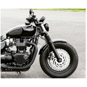 スロットルボディカバー リブ ブラック MMU017 モートーン