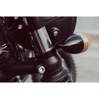 フロントウインカーステー Φ41フォーククランプ M10用 ブラック PXN041B モートーン