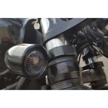 フロントウインカーステー Φ41フォーククランプ M10用 ブラック PXN041B モートーン
