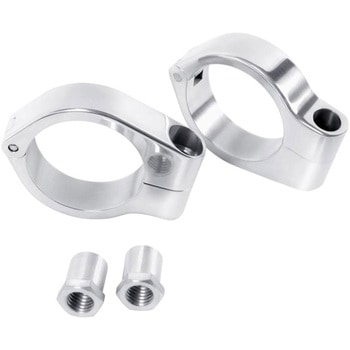 フロントウインカーステー 41mmフォーククランプ ポリッシュ M10 PXN041W モートーン