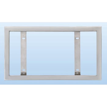 ステンレス製ナンバー枠 角パイプ 車検対応 JB(日本ボデーパーツ工業)