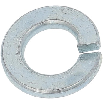 ばね座金(スプリングワッシャー) 2号 ウイットねじ(鉄/ユニクローム)(パック品) OHSATO(大里)