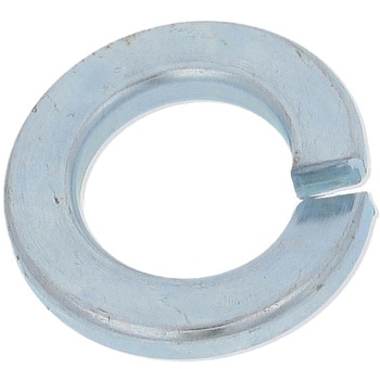 ばね座金(スプリングワッシャー) 2号 ウイットねじ(鉄/ユニクローム)(パック品) OHSATO(大里)