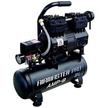 静音オイルレスコンプレッサー9L シンセイ