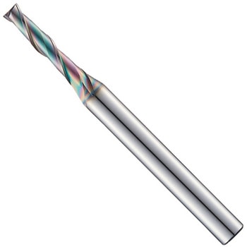 AlCrNコート2枚刃超硬エンドミル WIDIN