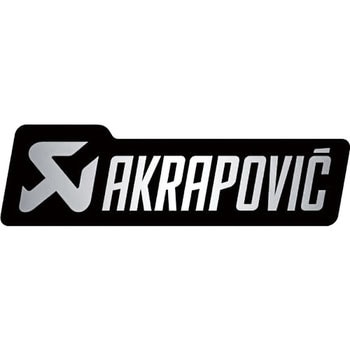 アルミ耐熱ステッカー AKRAPOVIC (アクラポビッチ)