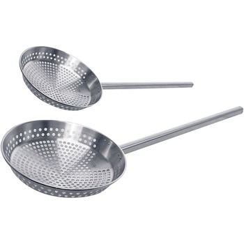 ステンレス 一体型 角柄網ひしゃく ハセガワ