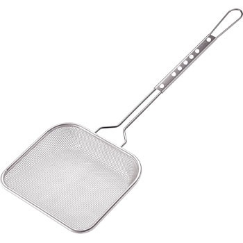 楽らく 角フライヤー 新越ワークス あく取り すくい網 かす揚げ 通販モノタロウ