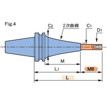 スリムライン ミルボア (BT50-SLSB20-CV カーブ) MSTコーポレーション