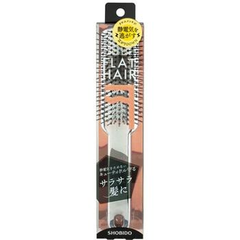 フラットヘアブラッシングブラシ 粧美堂