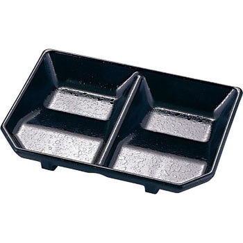 二種タレ皿黒タタキ 福井クラフト