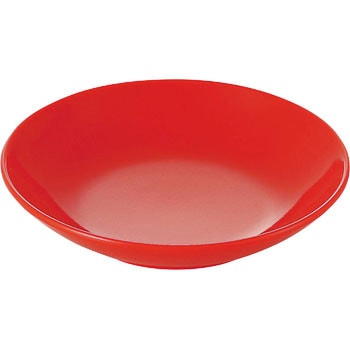 メラミン シンプル食器 丸皿12 - 千羽鶴印(エンテック)