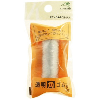 透明角ゴム 10m 川村製紐