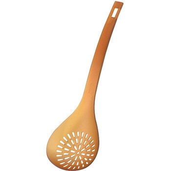 フロスト耐熱 穴あき料理スプーン パール金属