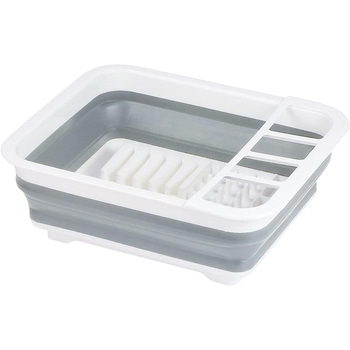 キッチンメイト 折りたたみできる水切りカゴ パール金属