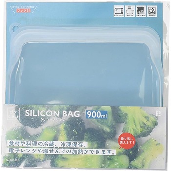 ジップクリア シリコーンバッグ パール金属