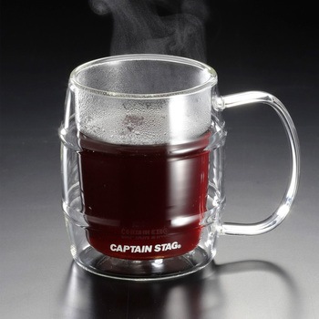 樽ビアカップ ダブルウォール CAPTAIN STAG
