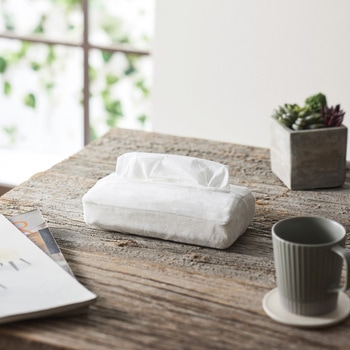 ストレッチティッシュカバー ソフトパック用ミンクタッチ パール金属