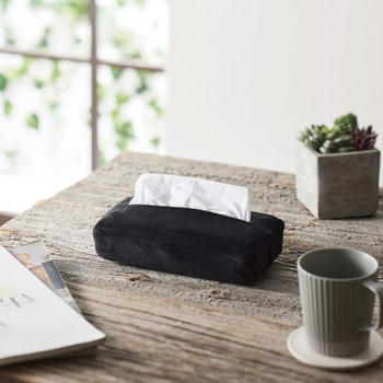 ストレッチティッシュカバー ソフトパック用ミンクタッチ パール金属