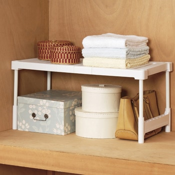 押入れ伸縮整理棚Ⅱ 1P パール金属