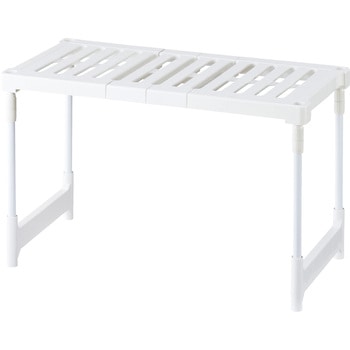 上下・左右伸縮押入れ整理棚Ⅱ 1P パール金属