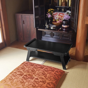 縁付折りたたみ便利テーブル パール金属