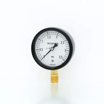 BC10-181-M 3.5MPa 密閉形圧力計(A枠/立形)75Φ蒸気用 長野計器 圧力レンジ 0～3.5MPa、接続ねじ R3/8、1個 ...