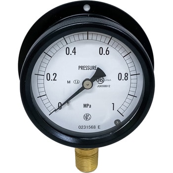 BC10-231-M 2MPa(検査書類4点セット付) 密閉形圧力計(A/B枠・立形) 75Φ