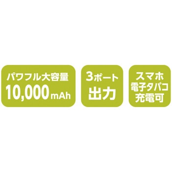 モバイルバッテリー 10000mAh GLADIATOR
