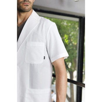 メンズシングルコート半袖 フォーク